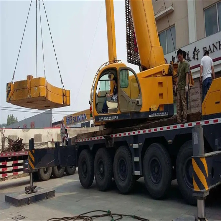 熊口管理区当地吊车出租|机器吊装|75吨|工厂搬迁服务